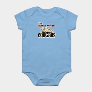 The Baton Rouge Cougars Baseball Baby Bodysuit